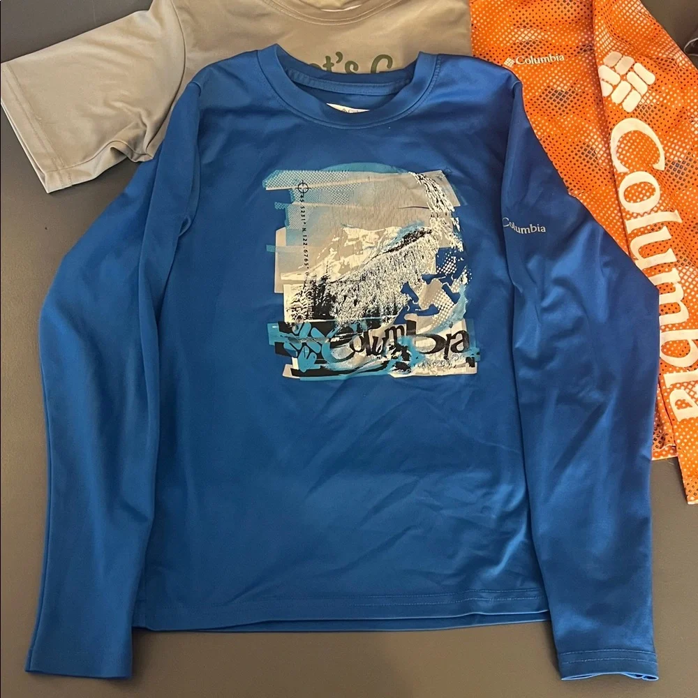 Kids. Columbia Outdoor Shirt Collection - set of 5. (Size: 8) - Picture 6 of 15